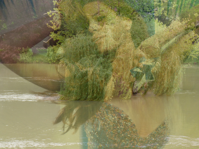 Flooded walk