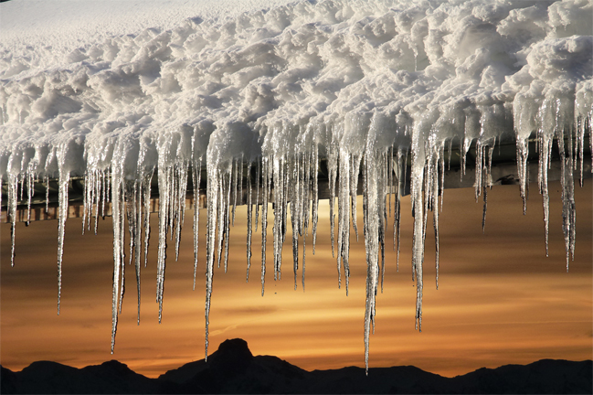 Iced walk