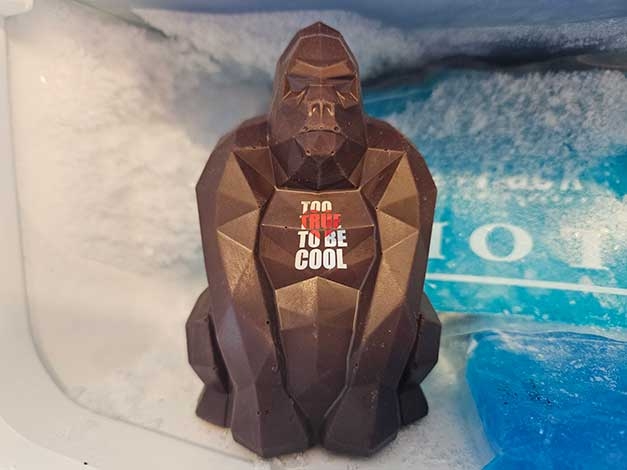 ... freezing chocolate ;)