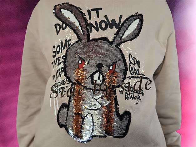 ... sequined!